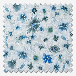 Sonova Studio Garden Violets French Blue Roller Blind