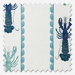 Sonova Studio Lobster Jam Ocean Blue Roller Blind
