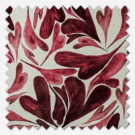 Sonova Studio Morphed Love Deep Red Roller Blind