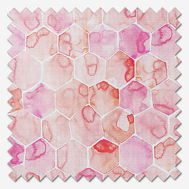 Sonova Studio Mosaic Coral Pink Roller Blind