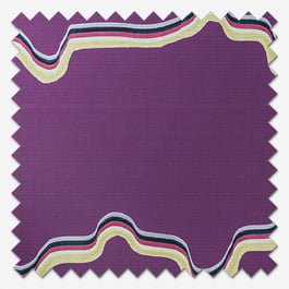 Sonova Studio Retro Wave Purple Fuchsia Roller Blind