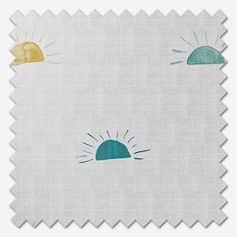 Sonova Studio Sunbeam Blue Ochre Roller Blind