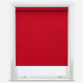 Global Bermuda Plain Red Roller Blind