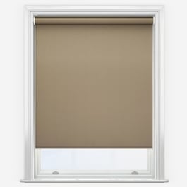 Carnival Blackout Praline Roller Blind
