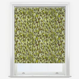 Sonova Studio Abstract Brush Olive Green Roller Blind