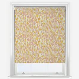 Sonova Studio Abstract Brush Rhubarb and Custard Roller Blind
