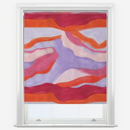 Sonova Studio Abstract Landscape Sandstorm Red Roller Blind