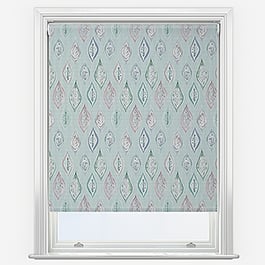 Sonova Studio Boho Leaves Duck Egg Roller Blind
