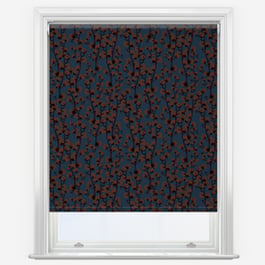 Sonova Studio Cotton Vine Blue Rust Roller Blind