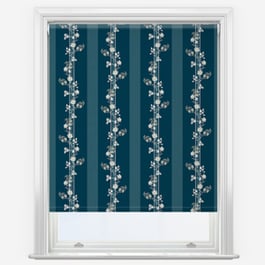 Sonova Studio Floral Cascade Stone Blue Roller Blind