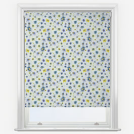 Sonova Studio Garden Violets Buttercup Yellow Roller Blind