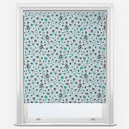Sonova Studio Garden Violets Duck Egg Roller Blind