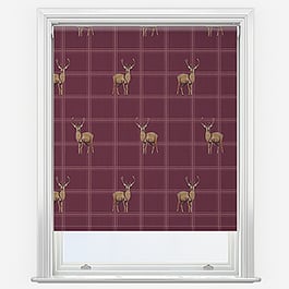 Sonova Studio Hawick Deep Red Roller Blind