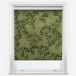 Sonova Studio Kaleidoscope Leaves Green Roller Blind