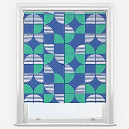 Sonova Studio Kolken Dopamine Blue Roller Blind