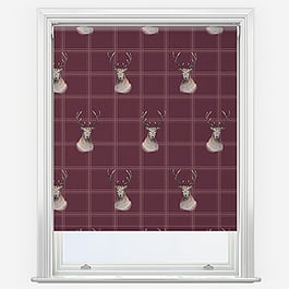Sonova Studio Malcolm Deep Red Roller Blind