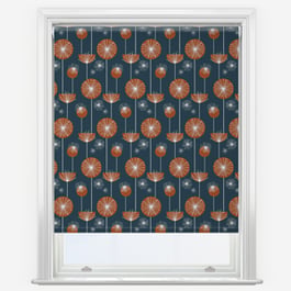 Sonova Studio Nordic Pods Blue Rust Roller Blind