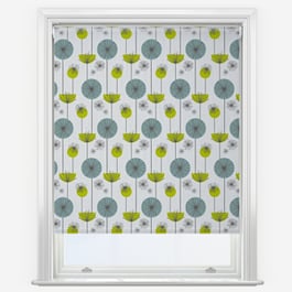Sonova Studio Nordic Pods Duck Egg Chartreuse Roller Blind