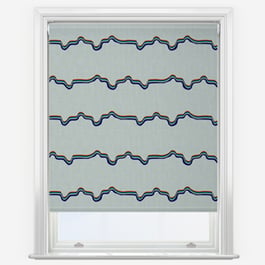 Sonova Studio Retro Wave Mint Roller Blind