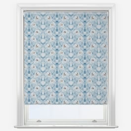 Sonova Studio Woodland Damask Cornflower Blue Roller Blind