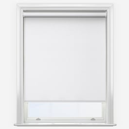 Touched By Design Supreme Blackout White Roller Blind