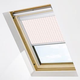 Sonova Studio Gingham Blush Roof Blind