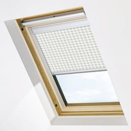 Sonova Studio Gingham Sage Roof Blind