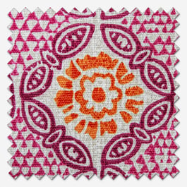Stardust Hot Pink Curtain