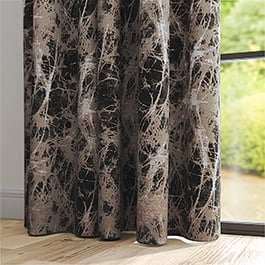 Lava Charcoal Curtain