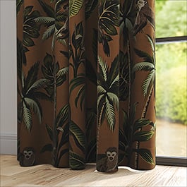 Monkey Ochre Curtain