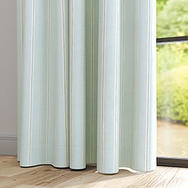 Rowing Stripe Duckegg Curtain