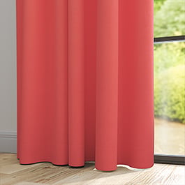 Canvas Fire Orange Curtain