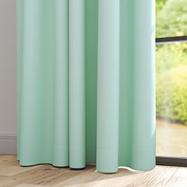 Canvas Mint Curtain