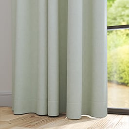 Soft Pistachio Green Curtain