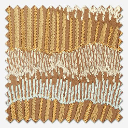 Casamance Annella Ocre Celadon Curtain