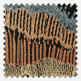 Casamance Annella Orange Fauve Curtain
