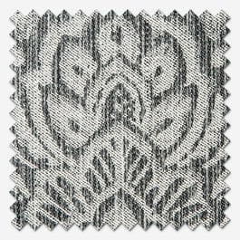 Classic Damask Charcoal Curtain