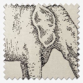 Prairie Animals Anthracite Curtain