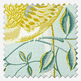 Laura Ashley Summer Place Jade Green Curtain