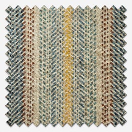 MOON Wentworth Stripe Natural Denim Curtain