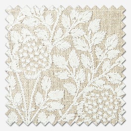 William Morris At Home Marigold Tree Embroidery Chalk Curtain