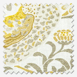 William Morris At Home Strawberry Thief Ochre Curtain