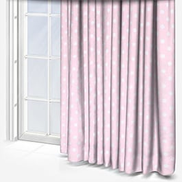 Cath Kidston Button Spot Pink Curtain