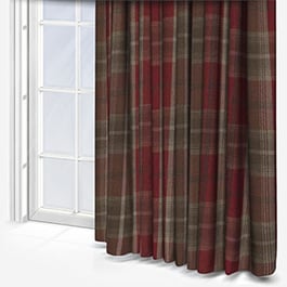 Fryetts Balmoral Red Curtain