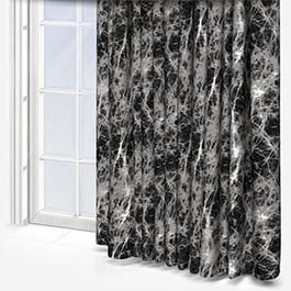 Fryetts Lava Charcoal Curtain