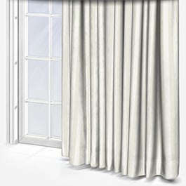Fryetts Mono Stripe White Curtain
