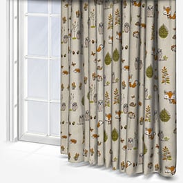 Fryetts Woodland Fox Multi Curtain
