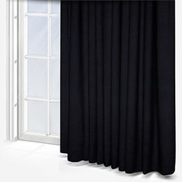 Touched By Design Crushed Silk Navy Curtain