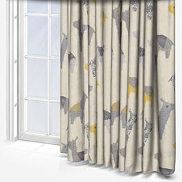 Touched By Design Lama Treck Banana Curtain