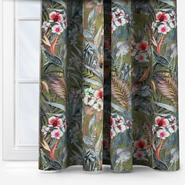 Ashley Wilde Kew Olive Curtain